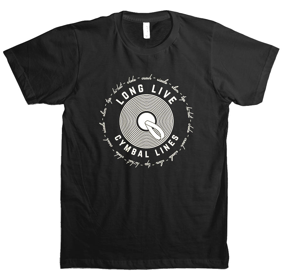 Long Live Cymbal Lines Tee