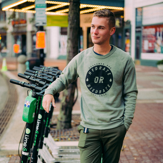 Hydrate or Diedrate Sweater - Army Green